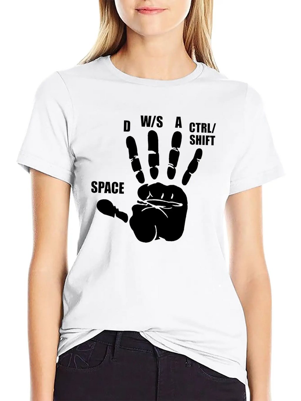 Gaming PC Gamer Keyboard Computer Nerd Geek Videog Unisex Casual T-Shirt – Clean Design For Daily Comfort