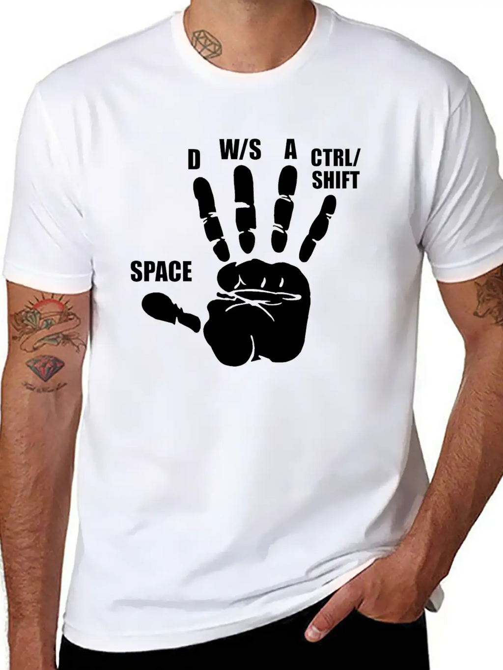 Gaming PC Gamer Keyboard Computer Nerd Geek Videog Unisex Casual T-Shirt – Clean Design For Daily Comfort