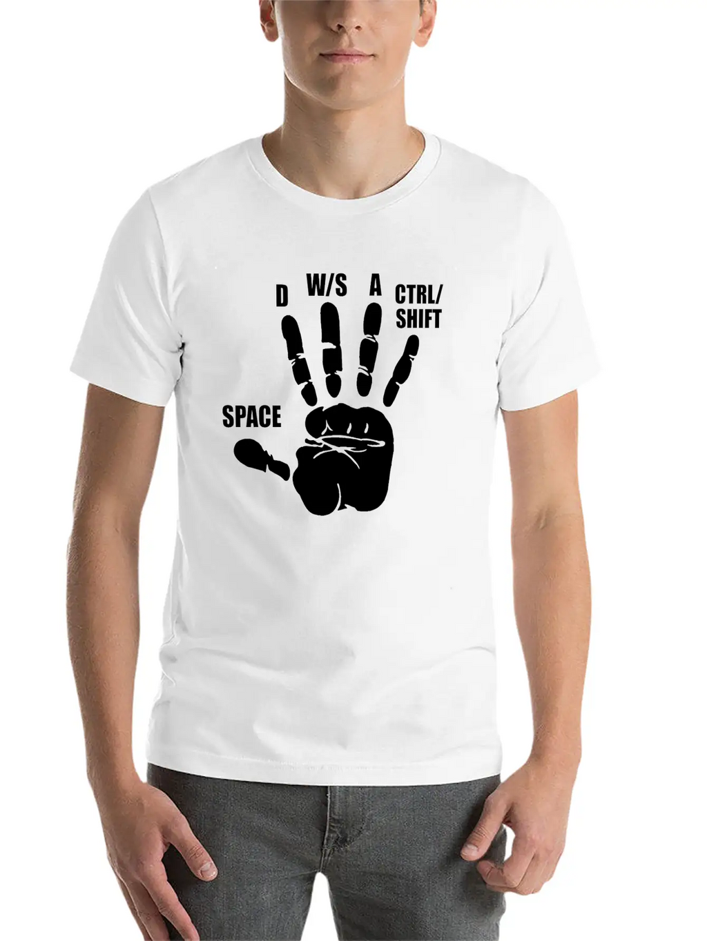 Gaming PC Gamer Keyboard Computer Nerd Geek Videog Unisex Casual T-Shirt – Clean Design For Daily Comfort