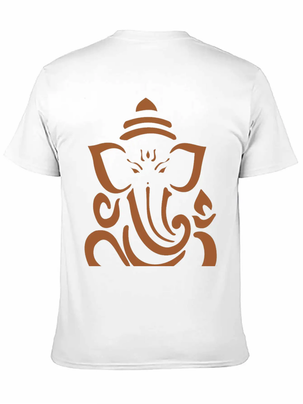 Ganesh Brown Basic Graphic T-Shirt – Daily Comfort In Soft Cotton