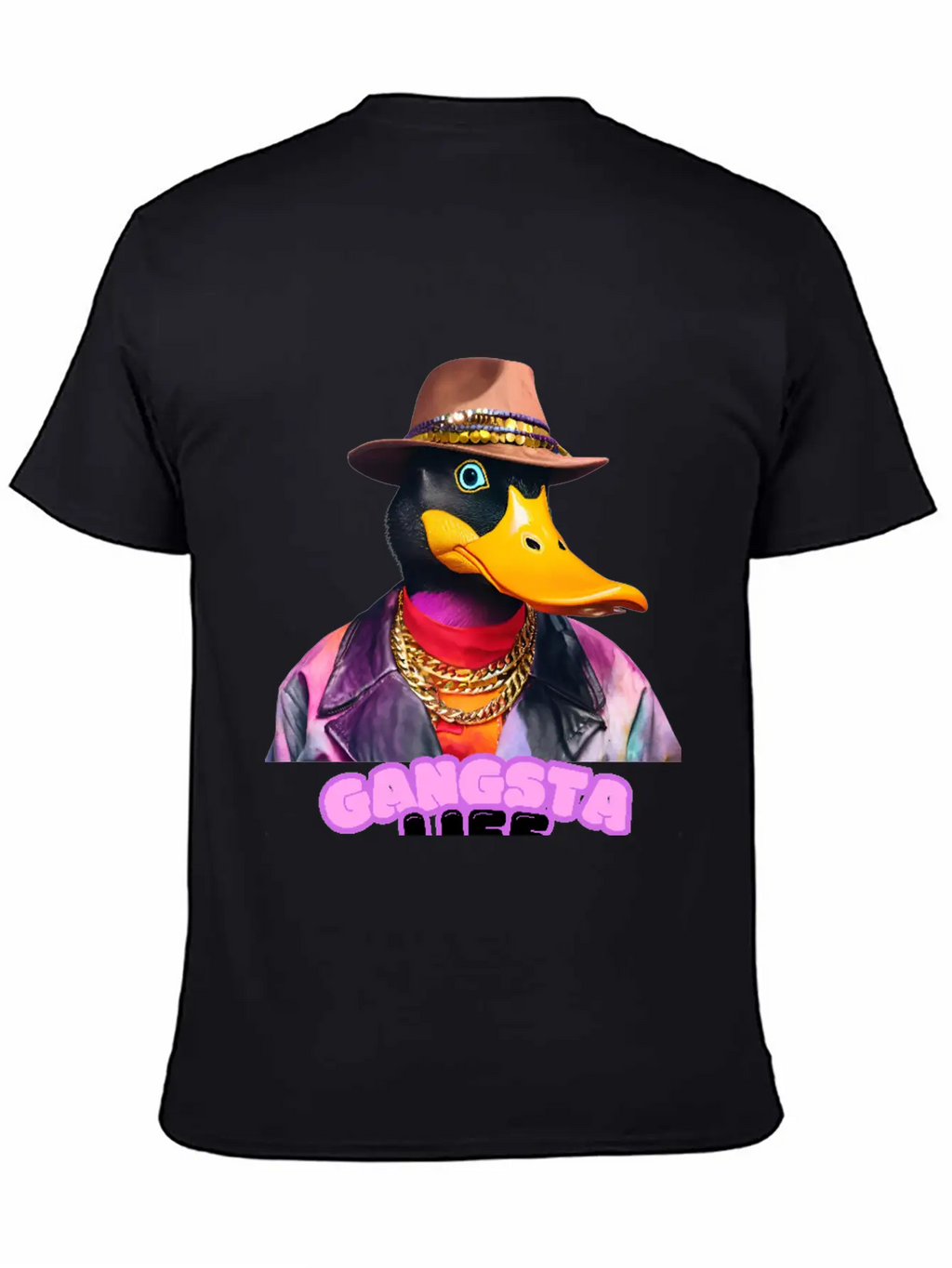 Gangsta Life Duck Breathable Soft Cotton T-Shirt – Timeless Casual Look