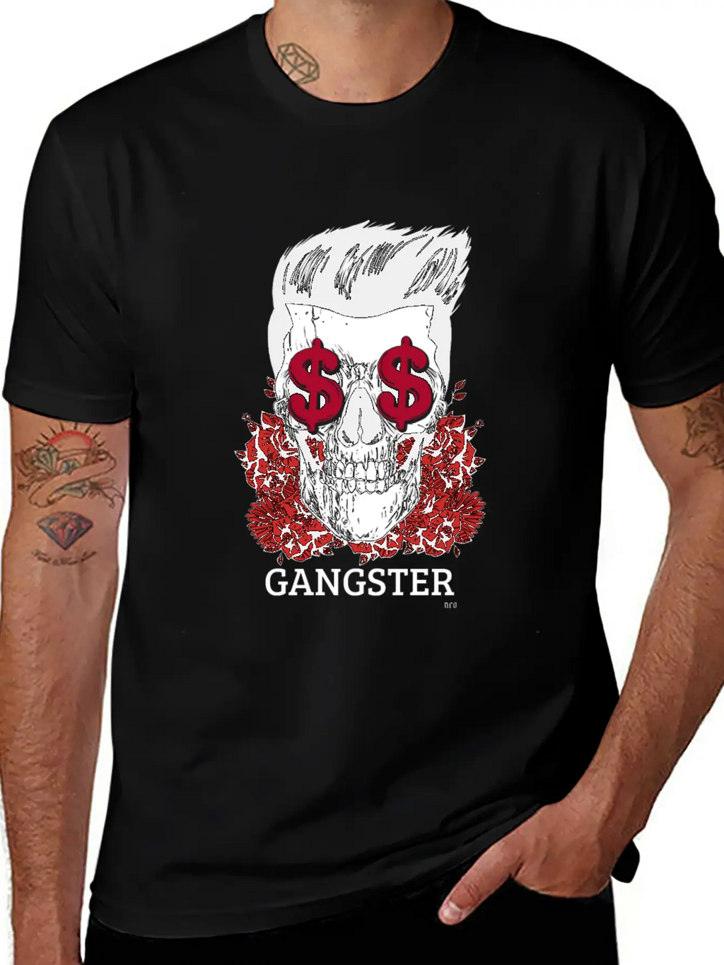 Gangster Breathable Graphic T-Shirt – Perfect For Casual Days