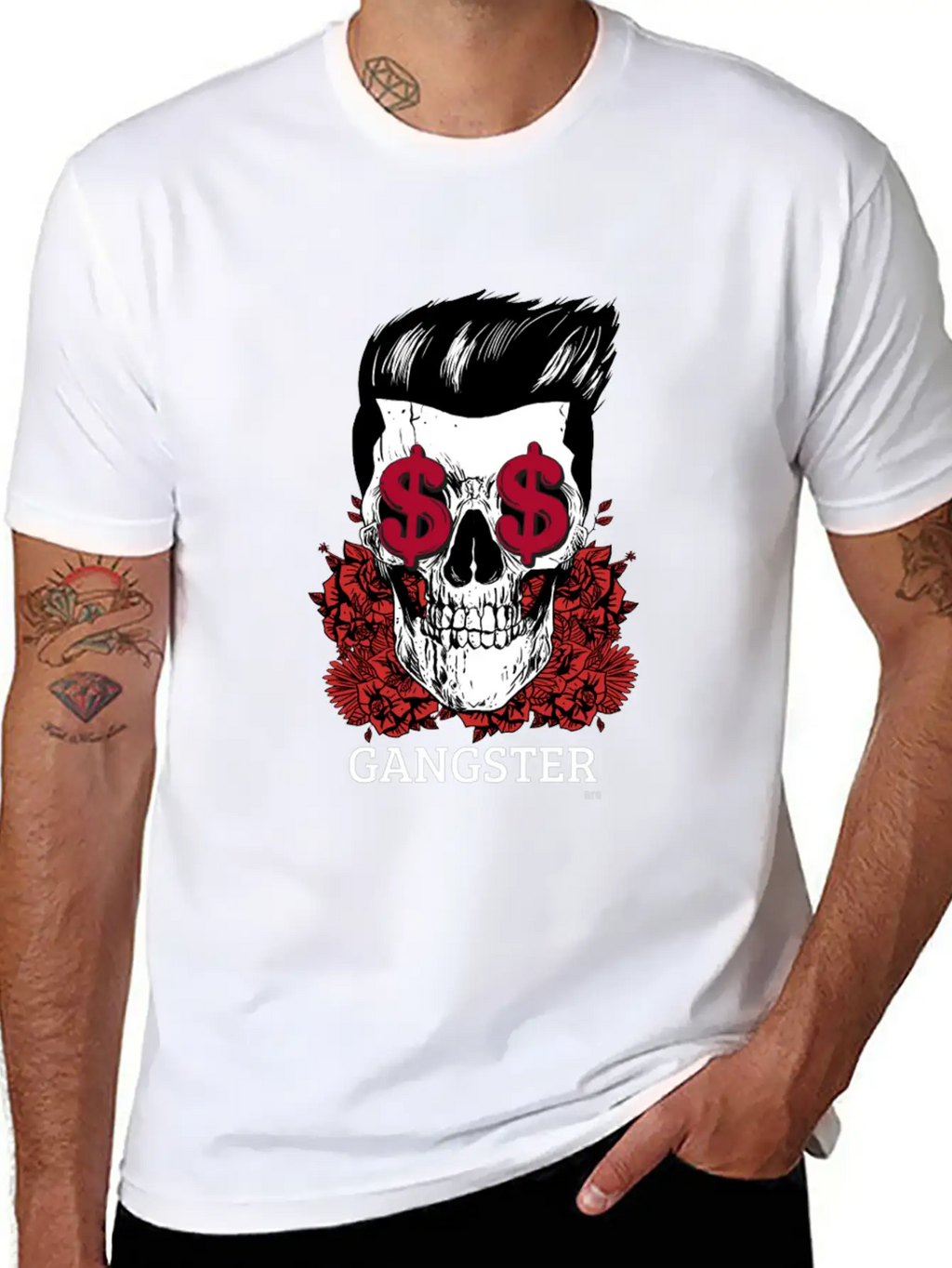 Gangster Breathable Graphic T-Shirt – Perfect For Casual Days