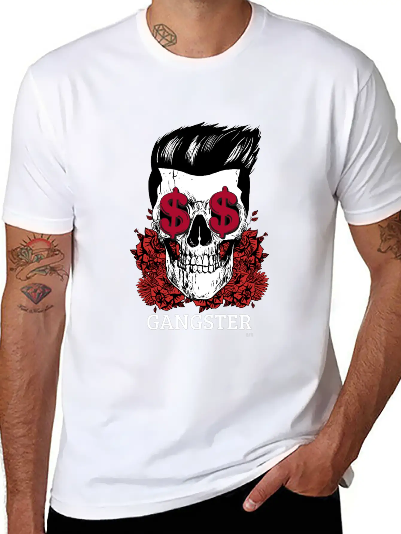 Gangster Breathable Graphic T-Shirt – Perfect For Casual Days