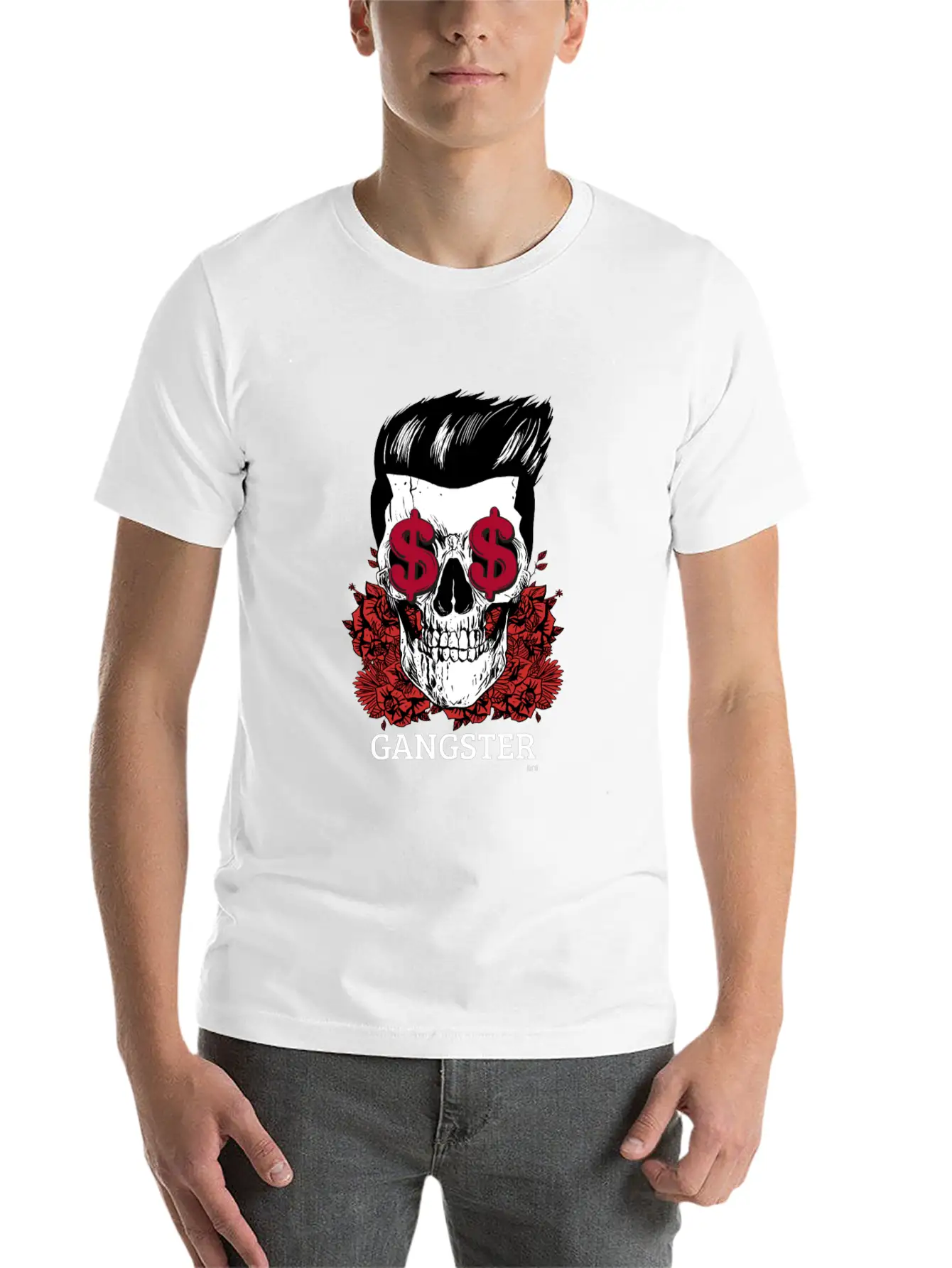 Gangster Breathable Graphic T-Shirt – Perfect For Casual Days