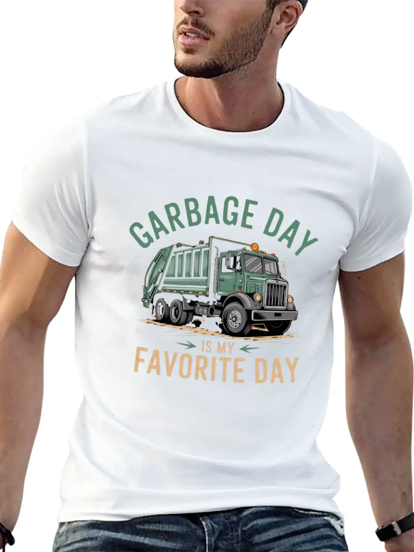 Garbage Day Is My Favorite Day Trash Enthusiast Classic Cotton Tee – Unisex Comfort For Any Season