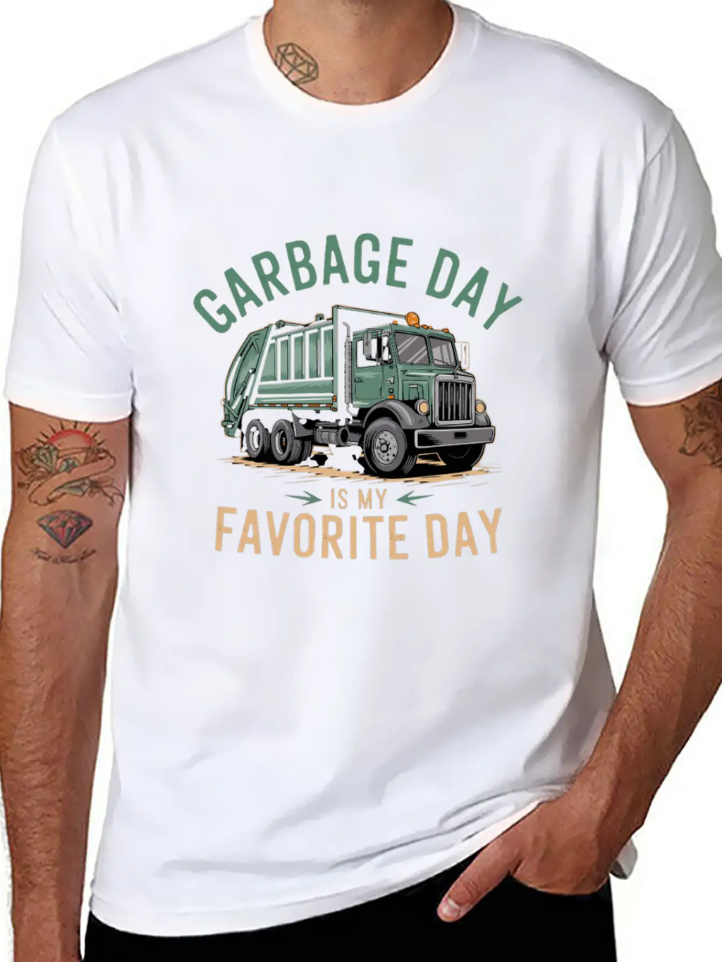 Garbage Day Is My Favorite Day Trash Enthusiast Classic Cotton Tee – Unisex Comfort For Any Season