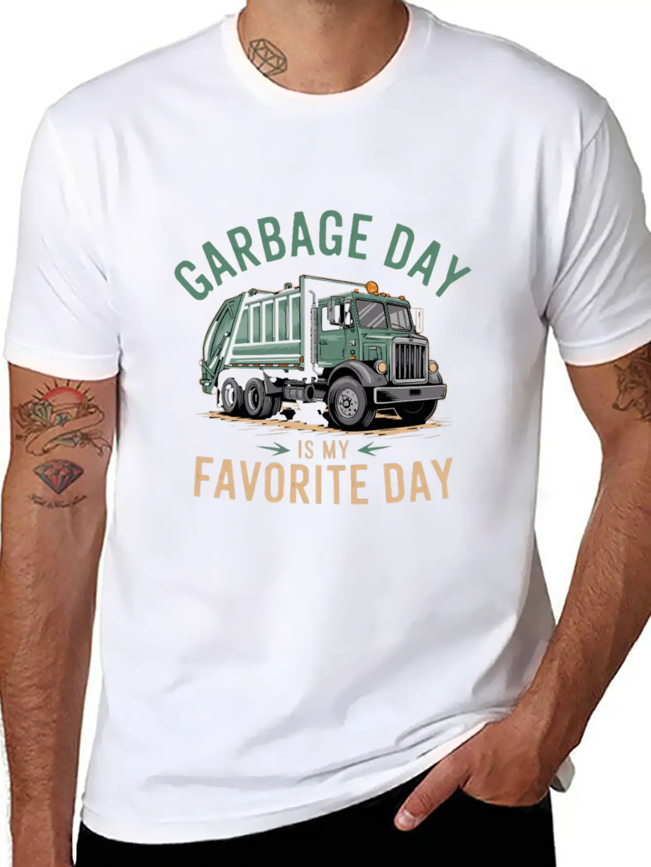 Garbage Day Is My Favorite Day Trash Enthusiast Classic Cotton Tee – Unisex Comfort For Any Season