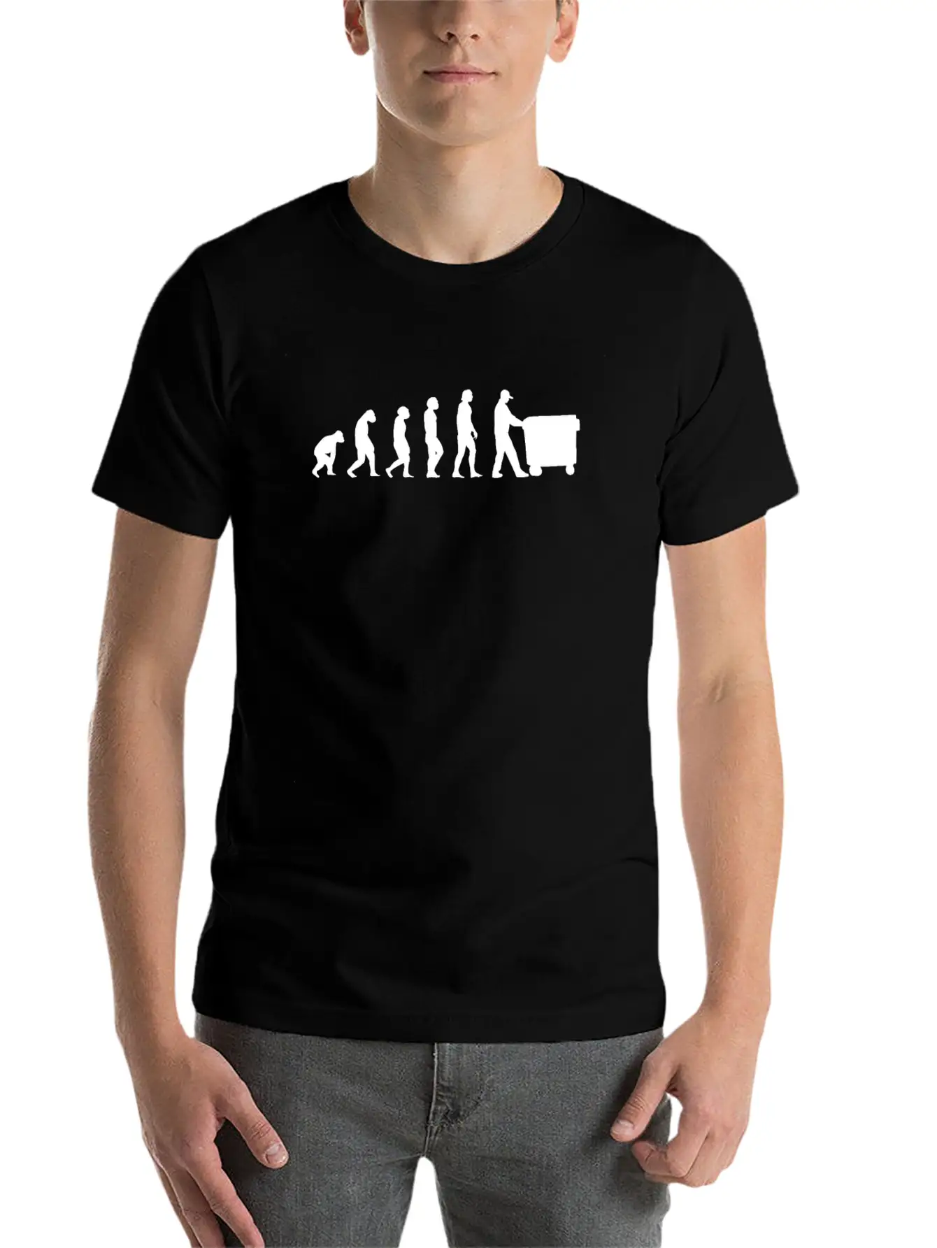 Garbage Man Trashman Waste Collector Garbageman Basic Graphic T-Shirt – Daily Comfort In Soft Cotton