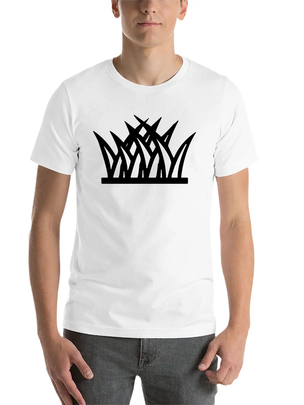 Garden Grass Unisex Casual T-Shirt – Clean Design For Daily Comfort