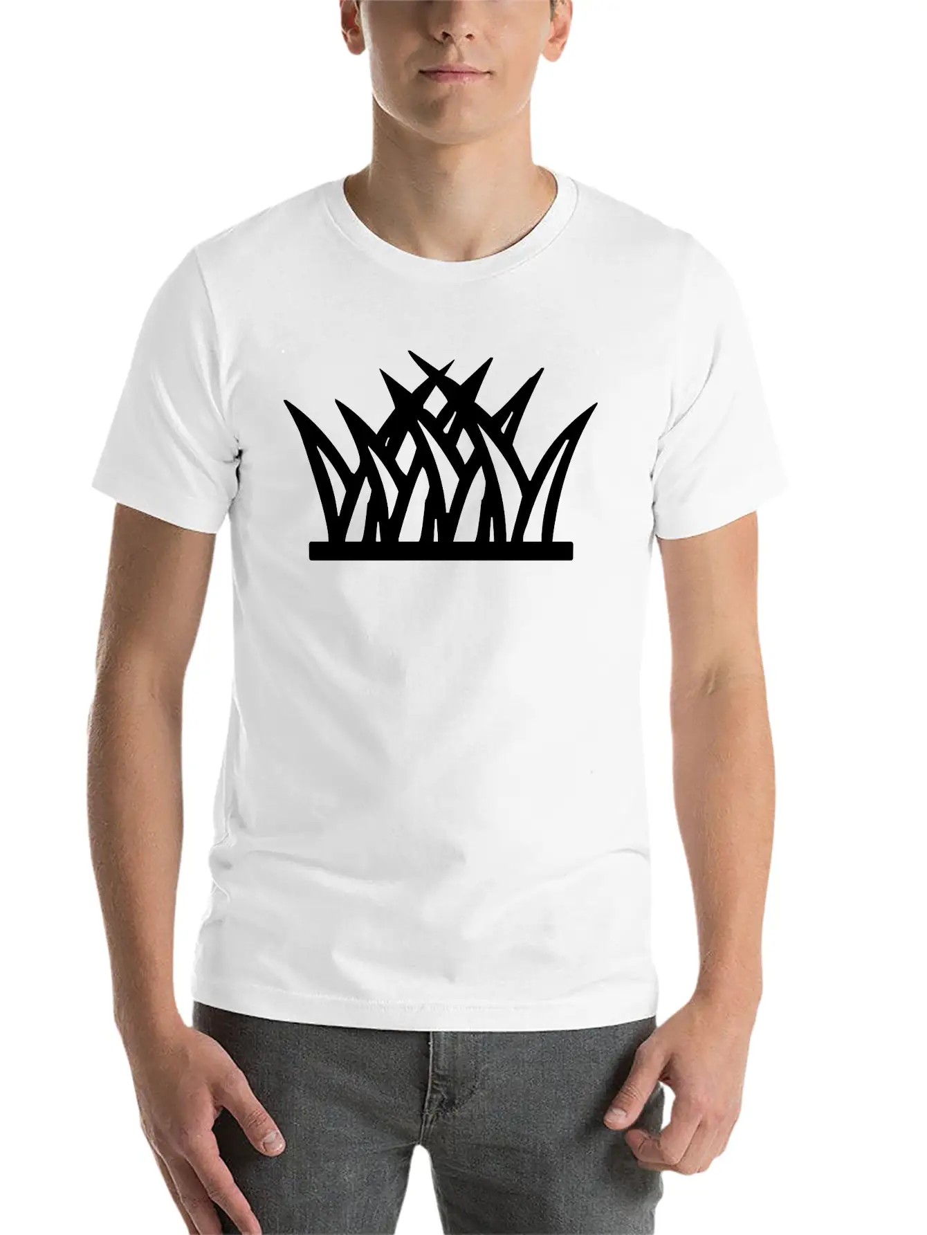 Garden Grass Unisex Casual T-Shirt – Clean Design For Daily Comfort