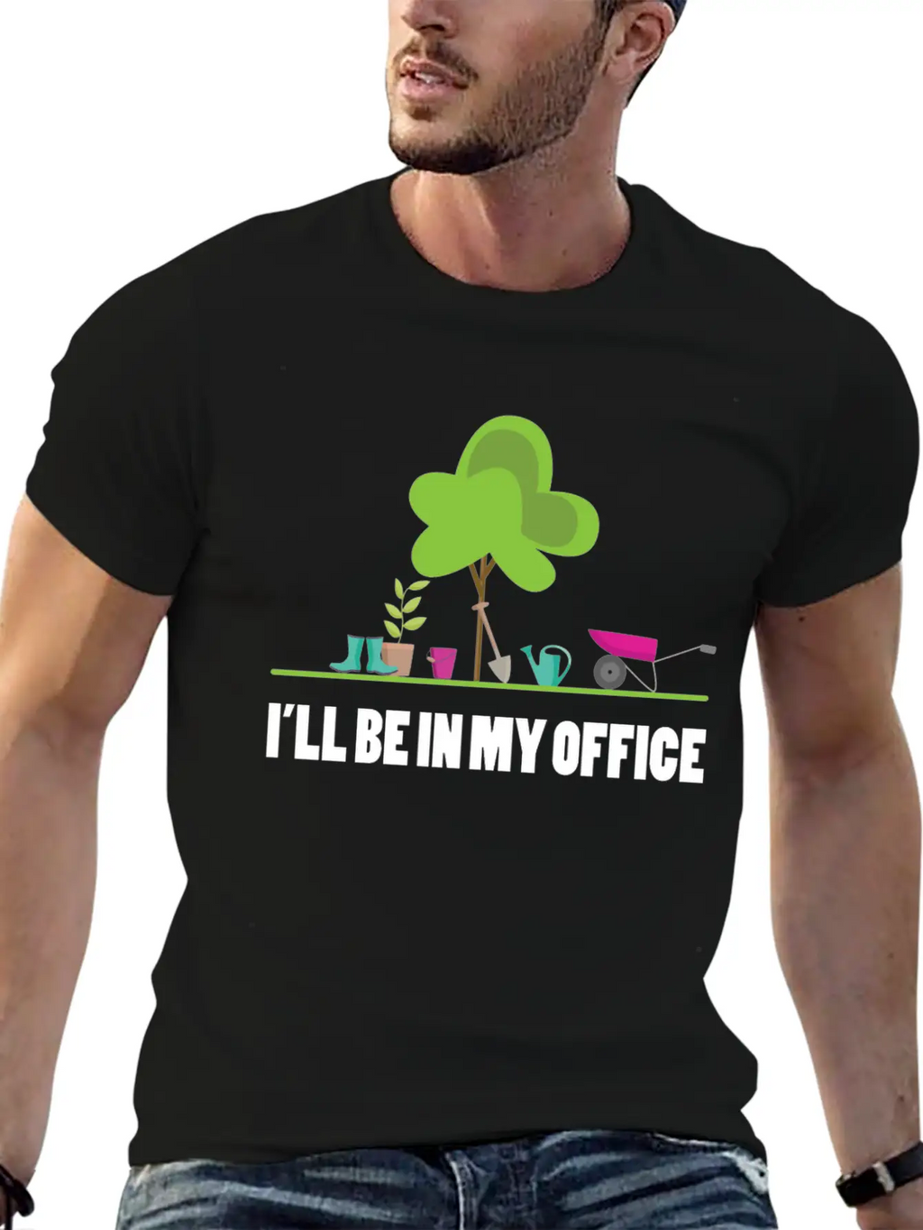 Garden Office Stylish Everyday T-Shirt – Unisex Basic Cotton Tee