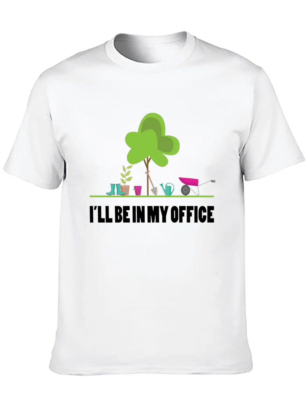 Garden Office Stylish Everyday T-Shirt – Unisex Basic Cotton Tee