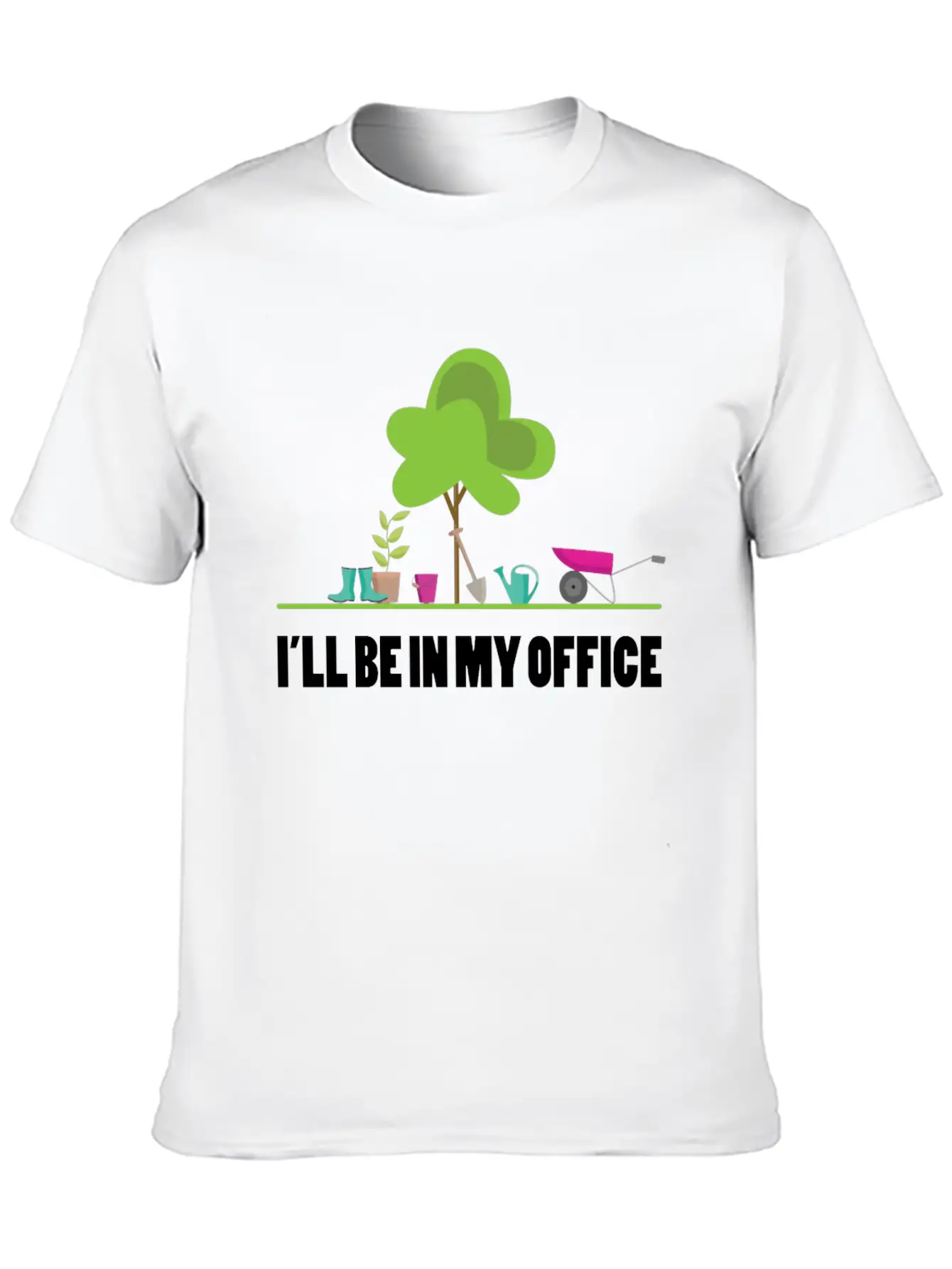 Garden Office Stylish Everyday T-Shirt – Unisex Basic Cotton Tee