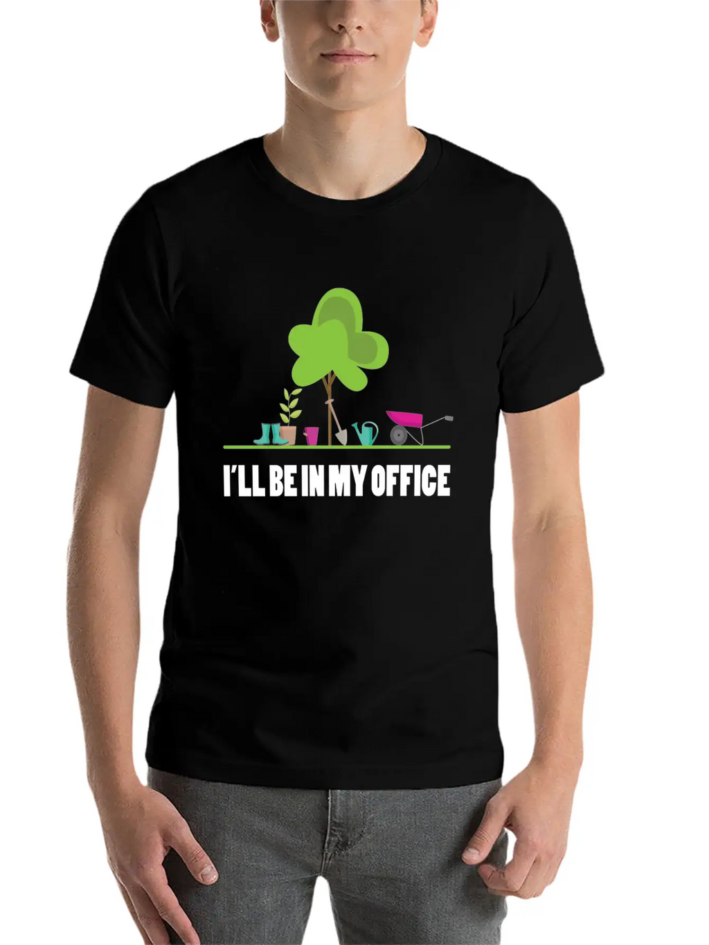 Garden Office Stylish Everyday T-Shirt – Unisex Basic Cotton Tee