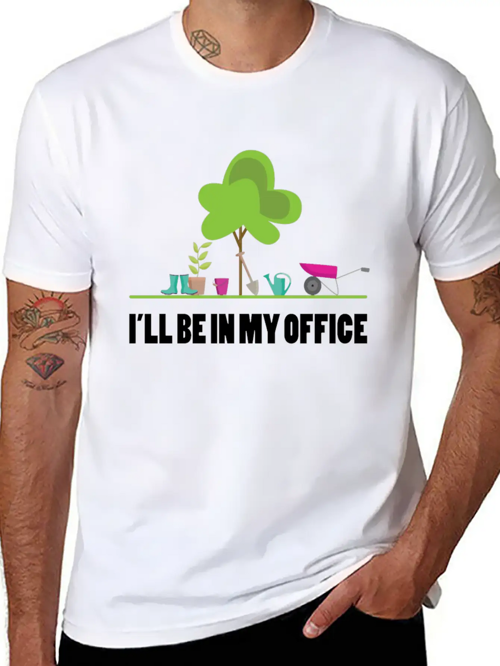 Garden Office Stylish Everyday T-Shirt – Unisex Basic Cotton Tee