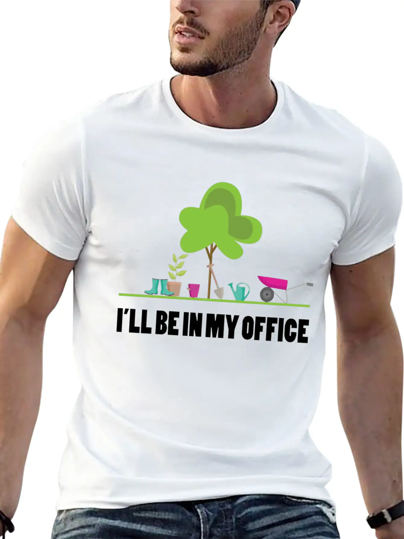 Garden Office Stylish Everyday T-Shirt – Unisex Basic Cotton Tee