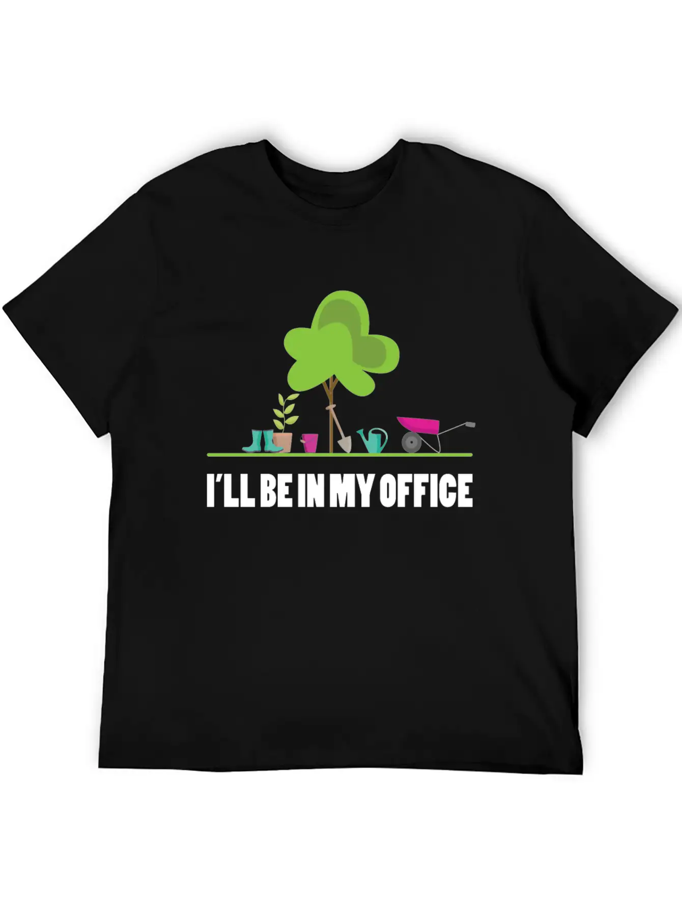 Garden Office Stylish Everyday T-Shirt – Unisex Basic Cotton Tee