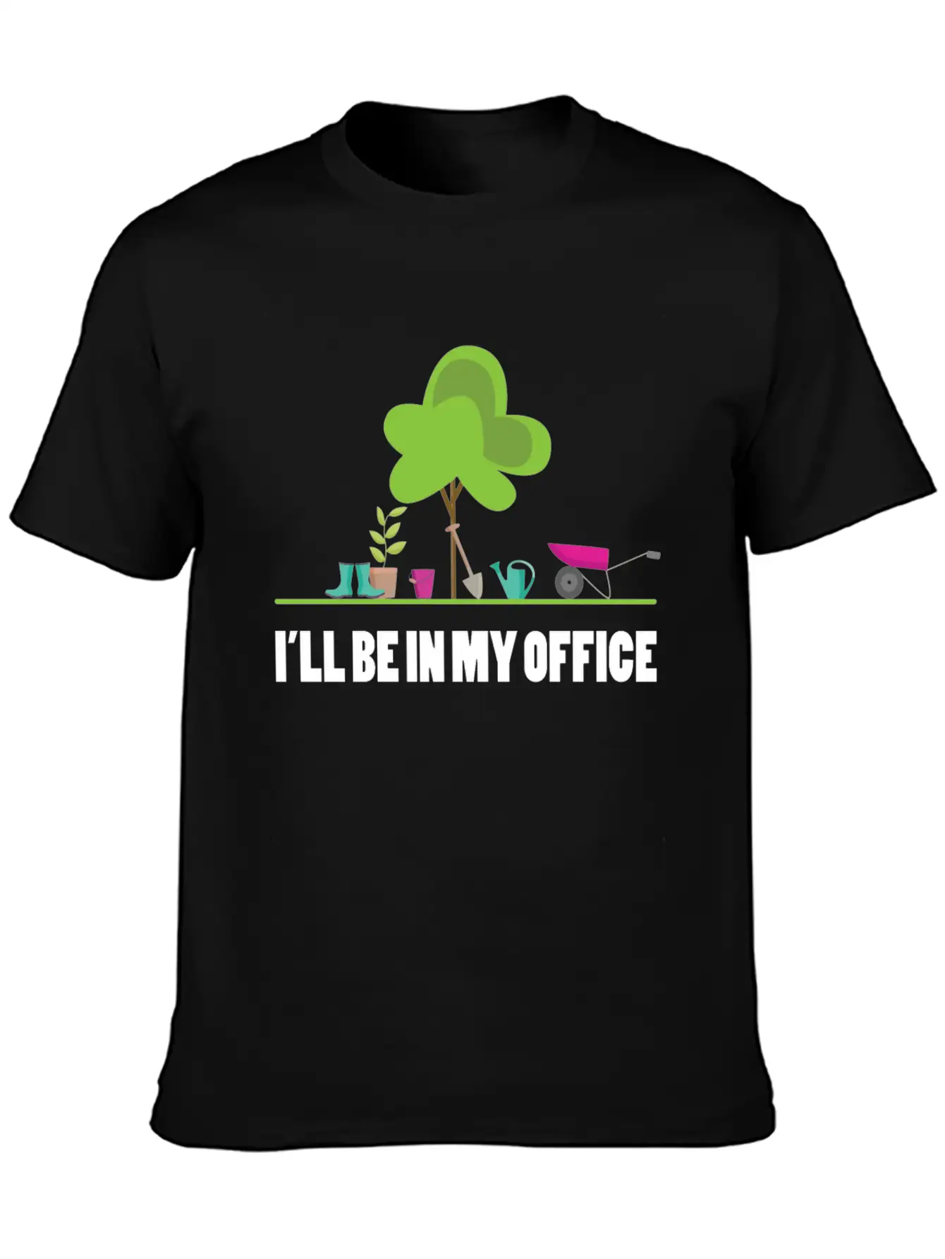 Garden Office Stylish Everyday T-Shirt – Unisex Basic Cotton Tee