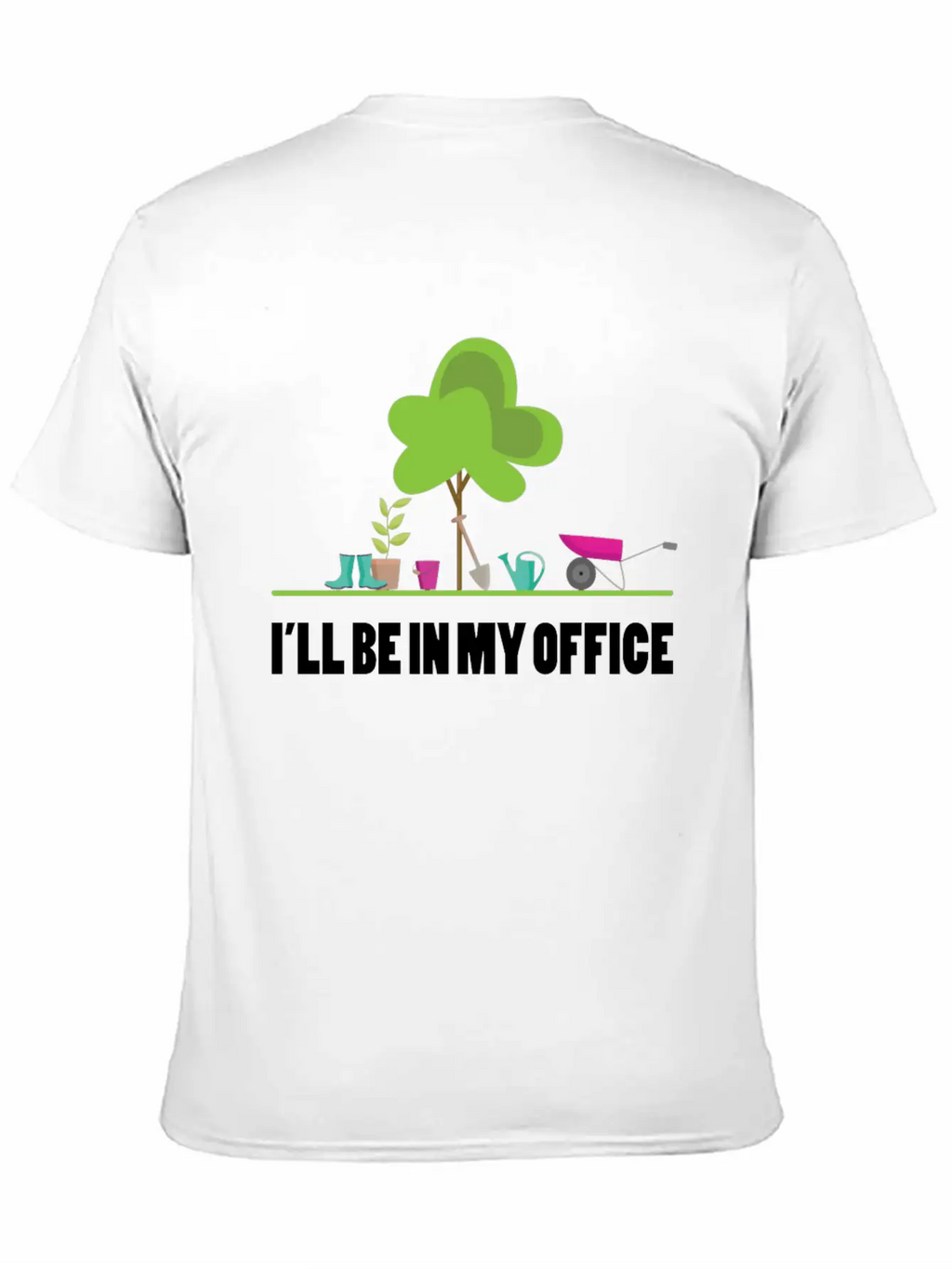 Garden Office Stylish Everyday T-Shirt – Unisex Basic Cotton Tee