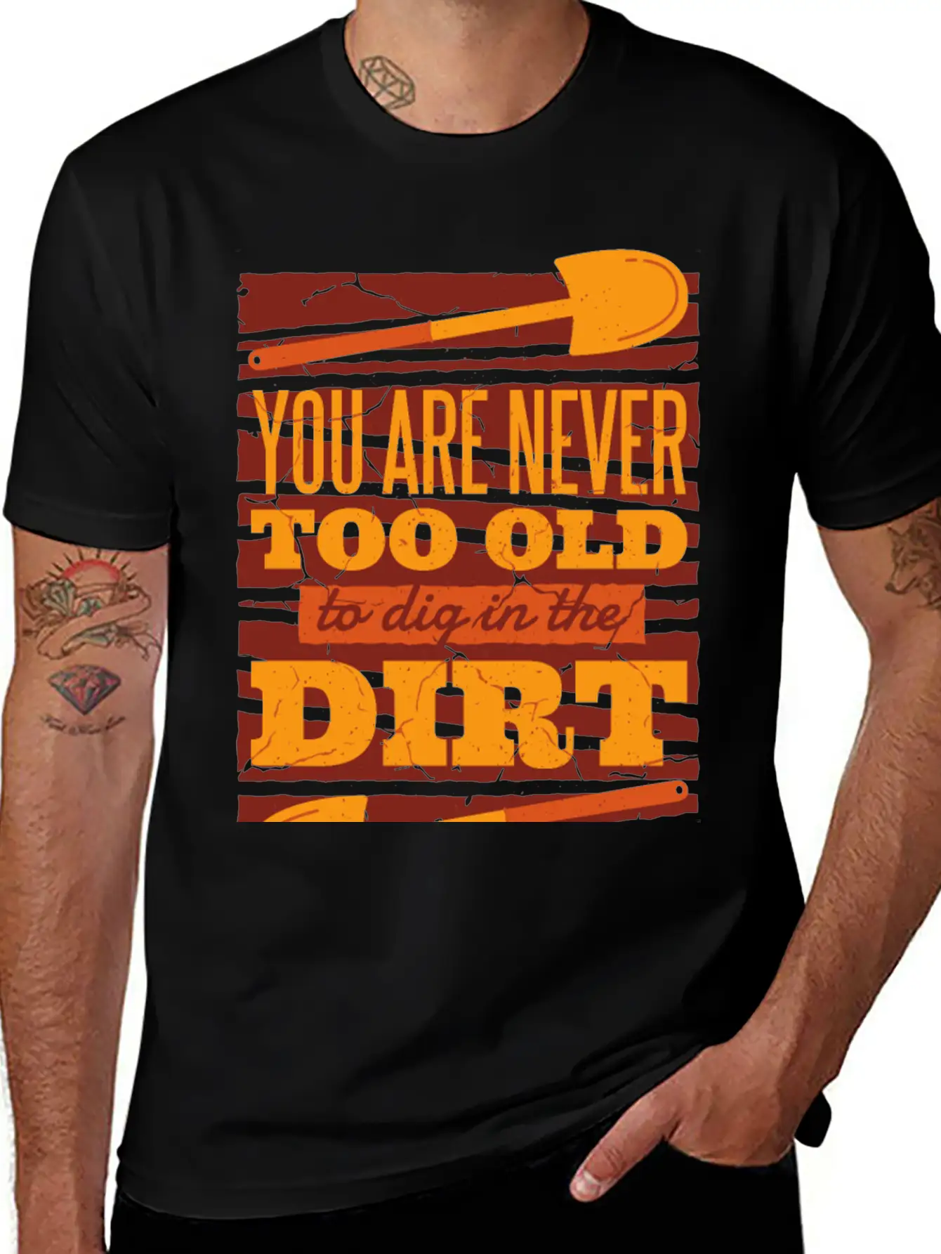 Garden Summer Nature Retro Design Breathable Graphic T-Shirt – Perfect For Casual Days