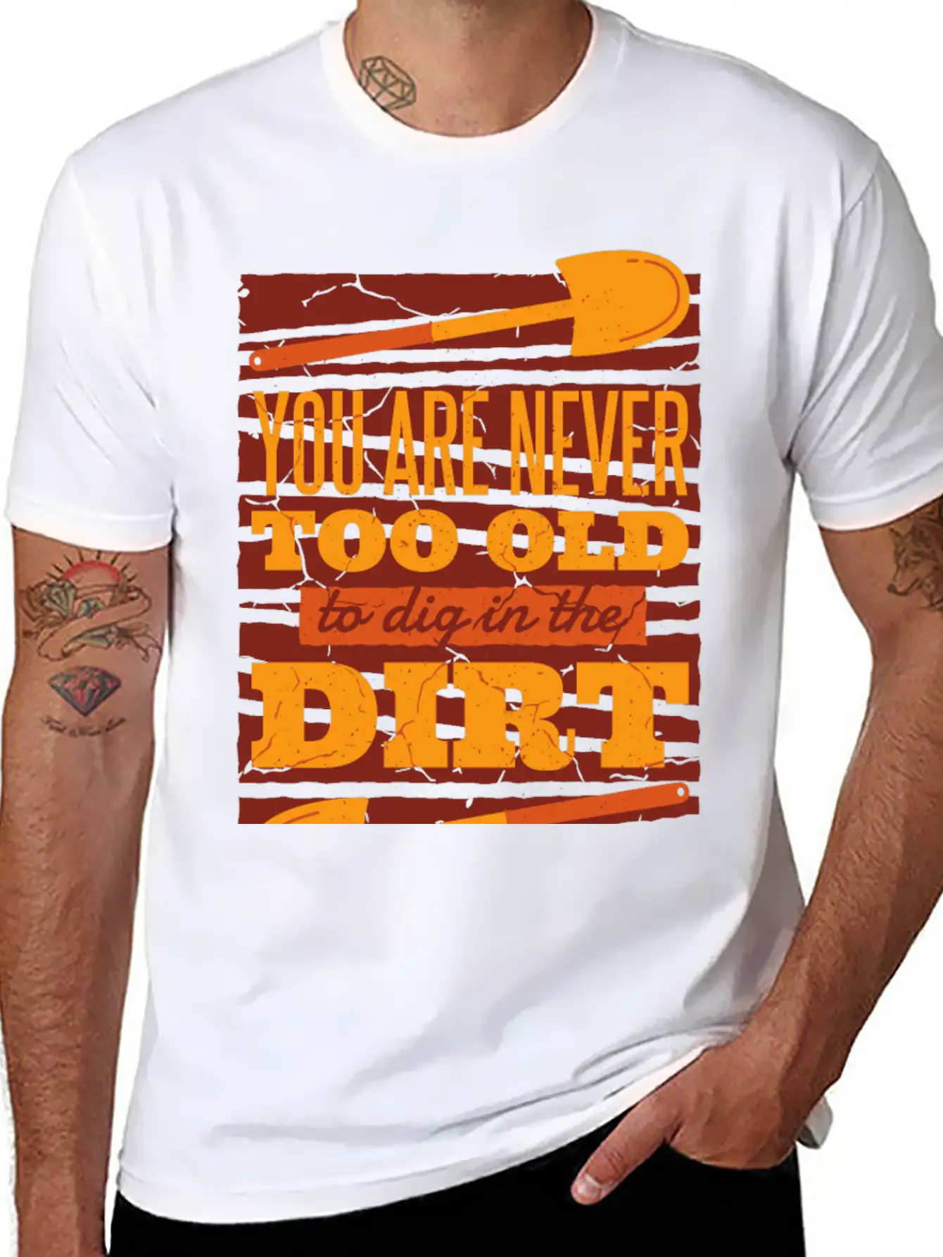 Garden Summer Nature Retro Design Breathable Graphic T-Shirt – Perfect For Casual Days