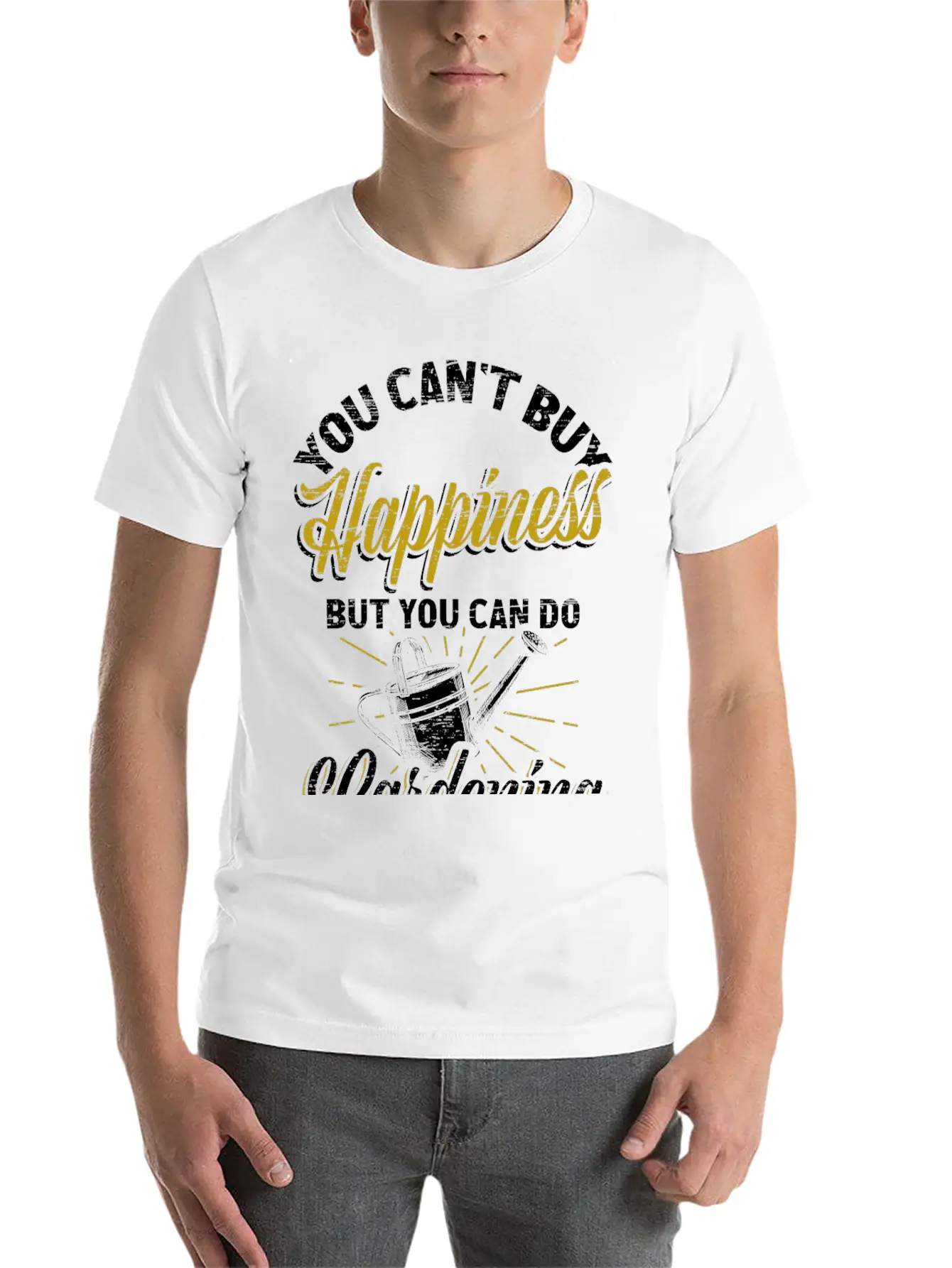 Gardener Gift Unisex Casual T-Shirt – Clean Design For Daily Comfort