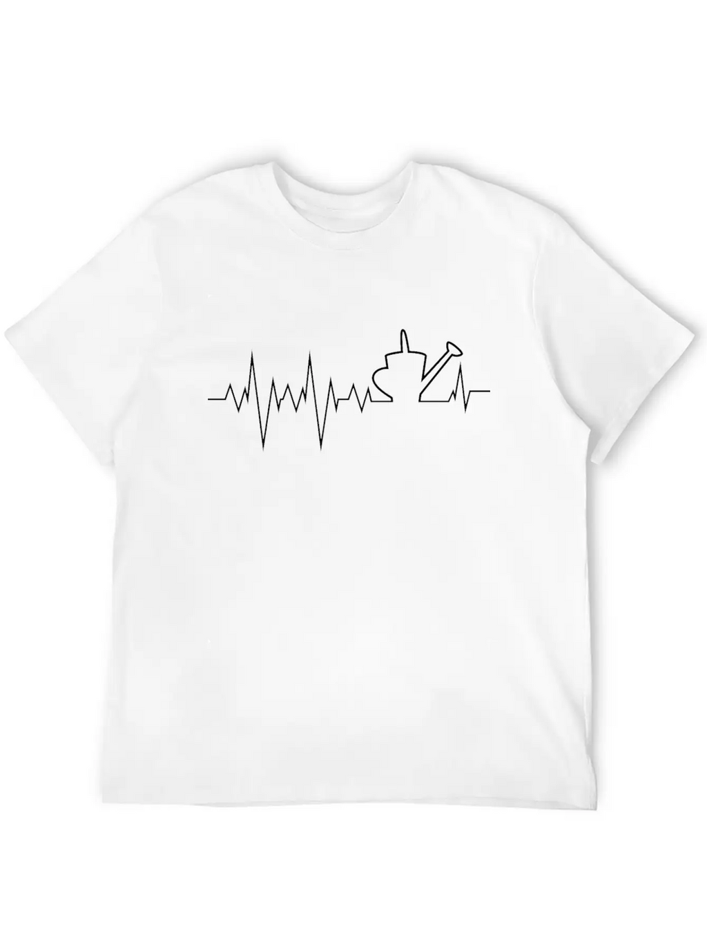 Gardener Heartbeat Gardening Garden Flower Gift Breathable Soft Cotton T-Shirt – Timeless Casual Look