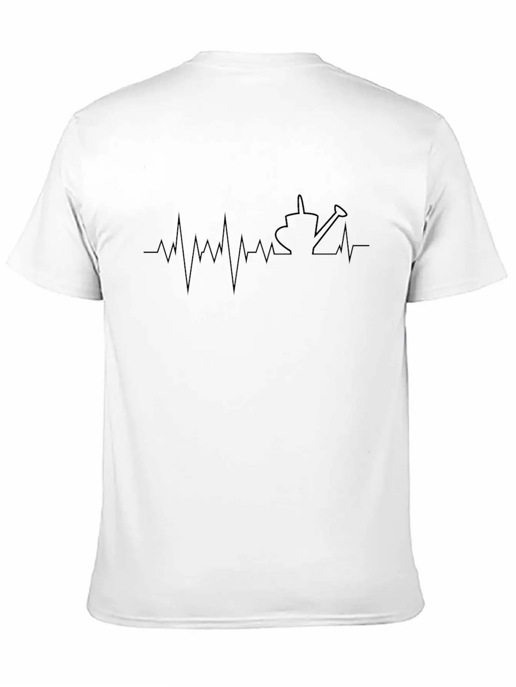Gardener Heartbeat Gardening Garden Flower Gift Breathable Soft Cotton T-Shirt – Timeless Casual Look