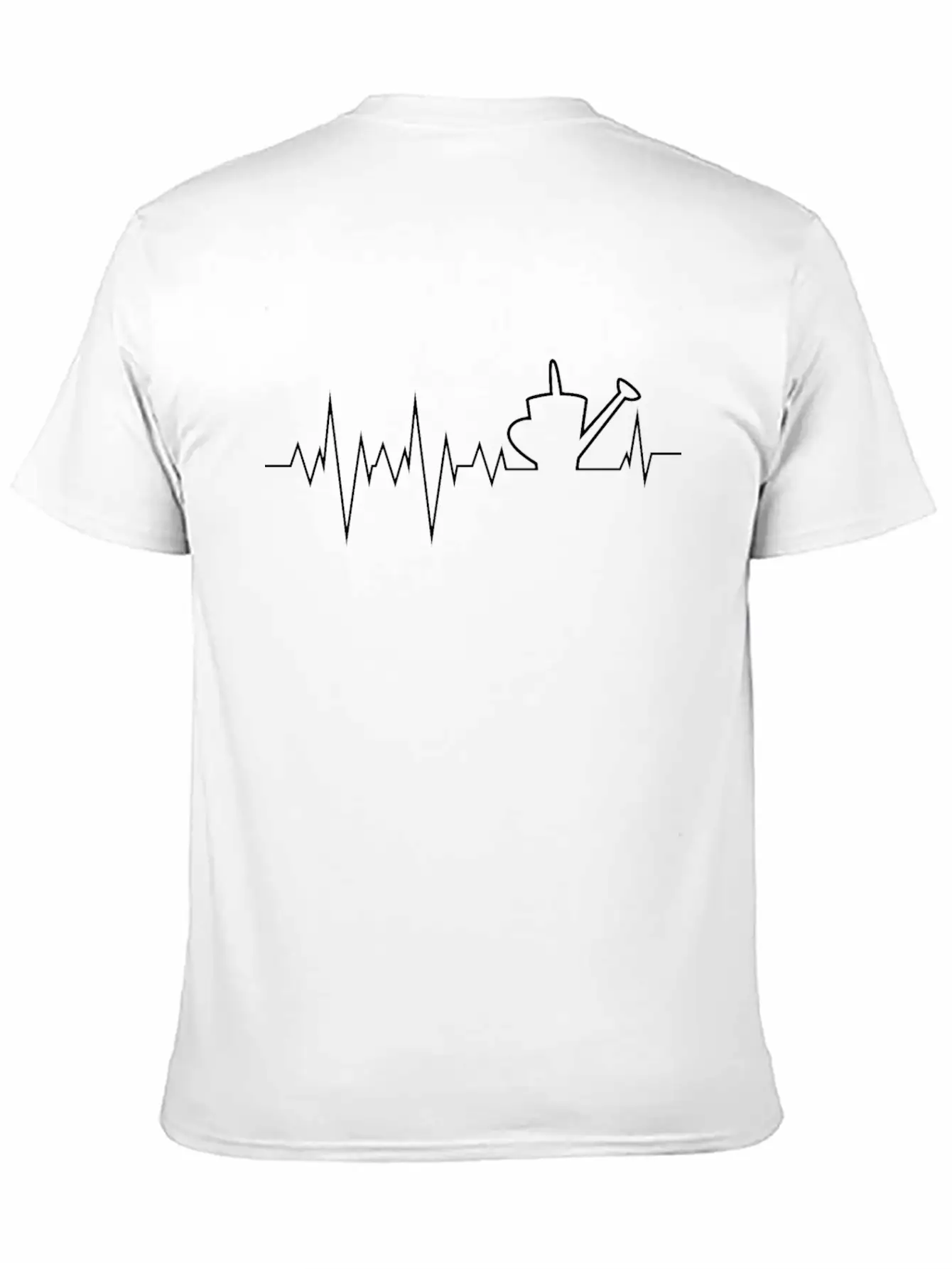 Gardener Heartbeat Gardening Garden Flower Gift Breathable Soft Cotton T-Shirt – Timeless Casual Look