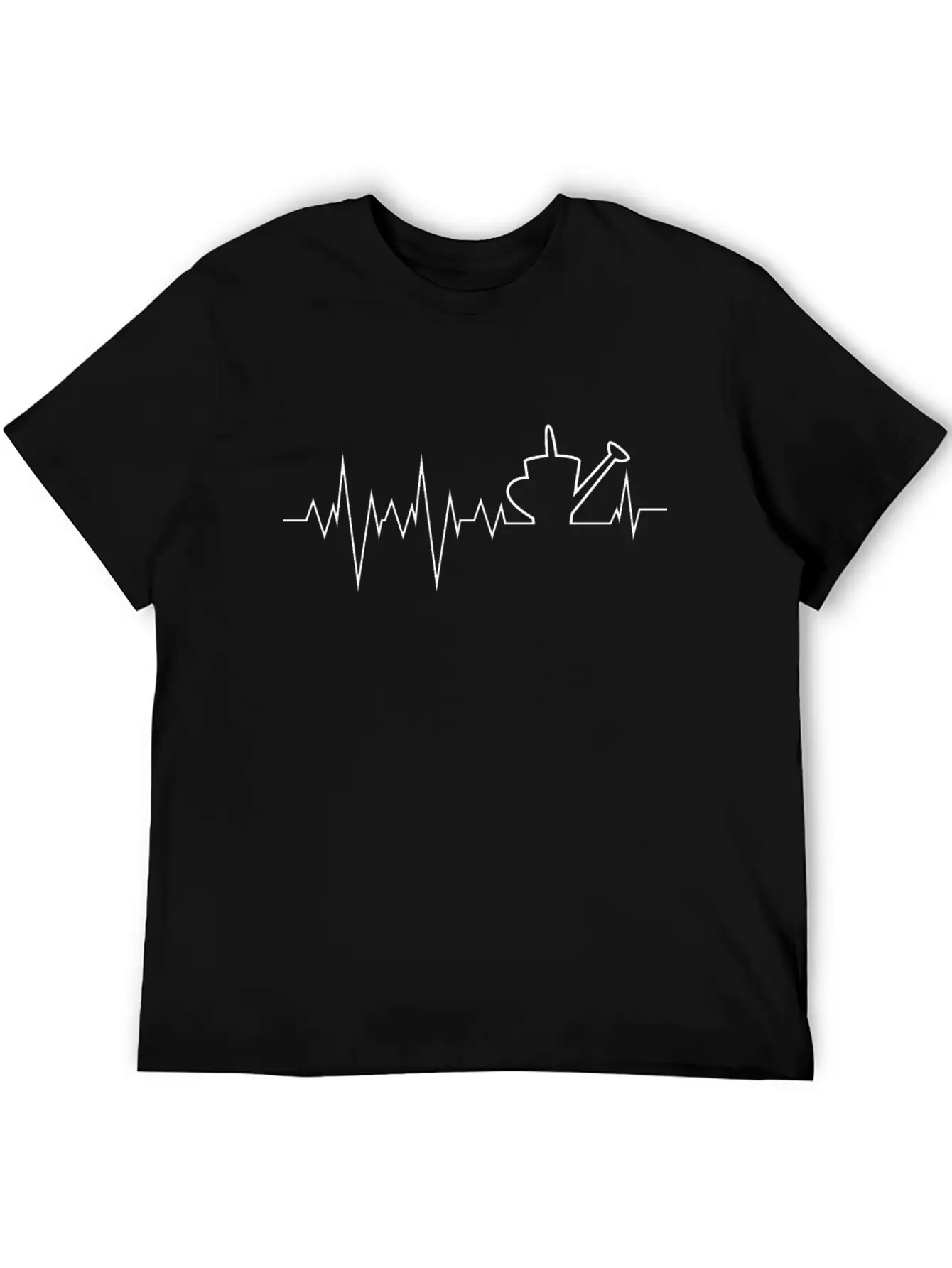 Gardener Heartbeat Gardening Garden Flower Gift Breathable Soft Cotton T-Shirt – Timeless Casual Look