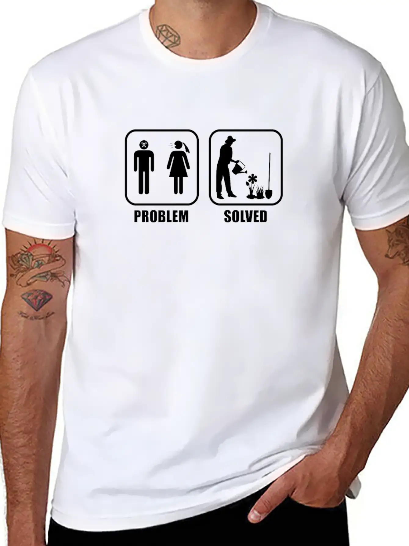 Gardener Landscape-Gardening-tools Garden-Problem Breathable Graphic T-Shirt – Perfect For Casual Days