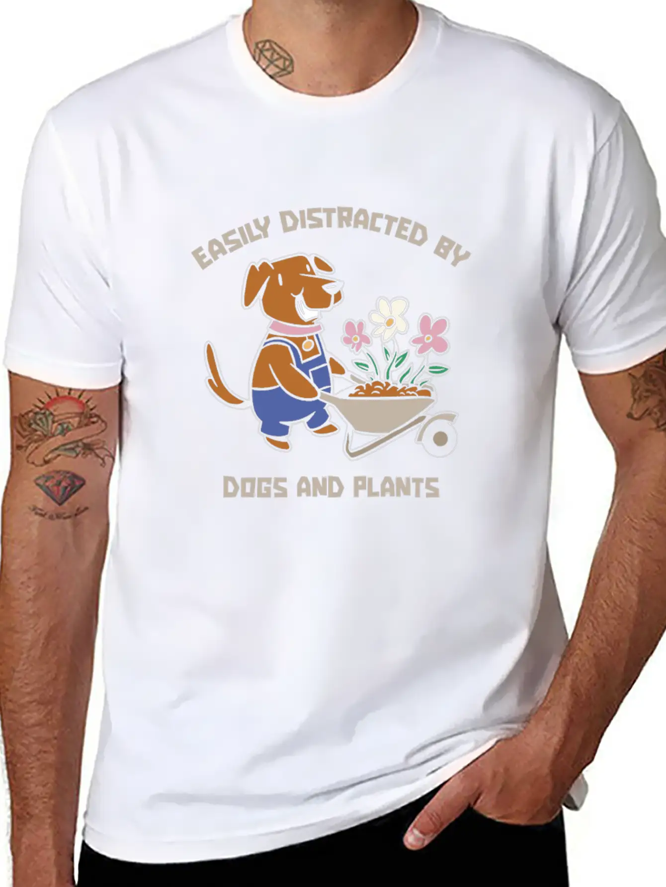 Gardening Gardener Dog Gardening Dog Classic Cotton Tee – Unisex Comfort For Any Season