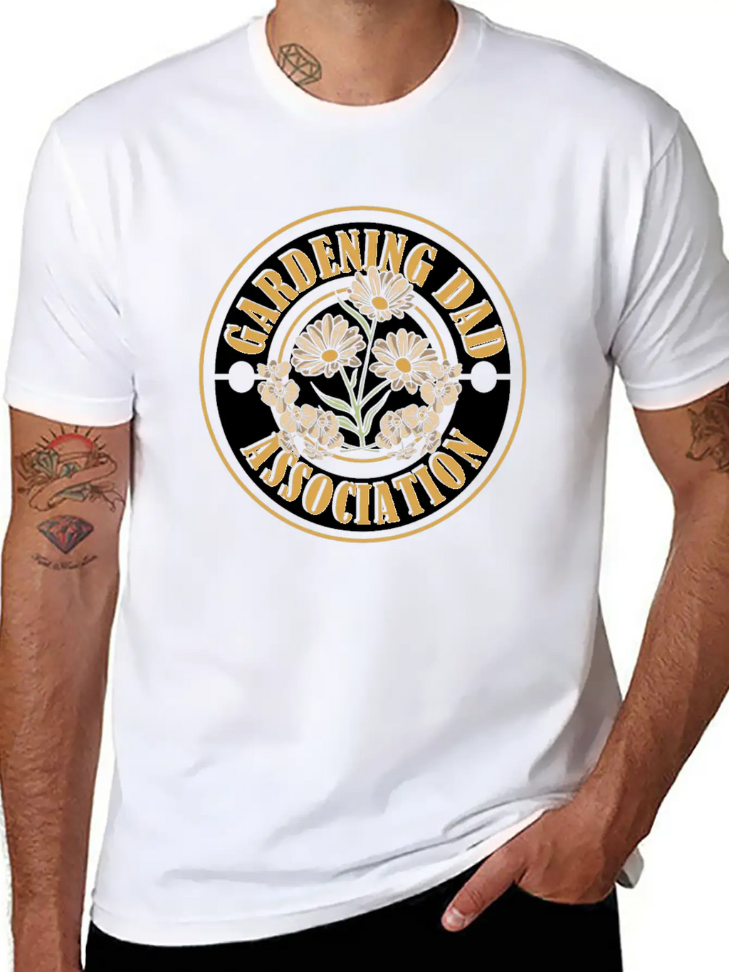 Gardening Gardener Father Gardening Dad Basic Graphic T-Shirt – Daily Comfort In Soft Cotton