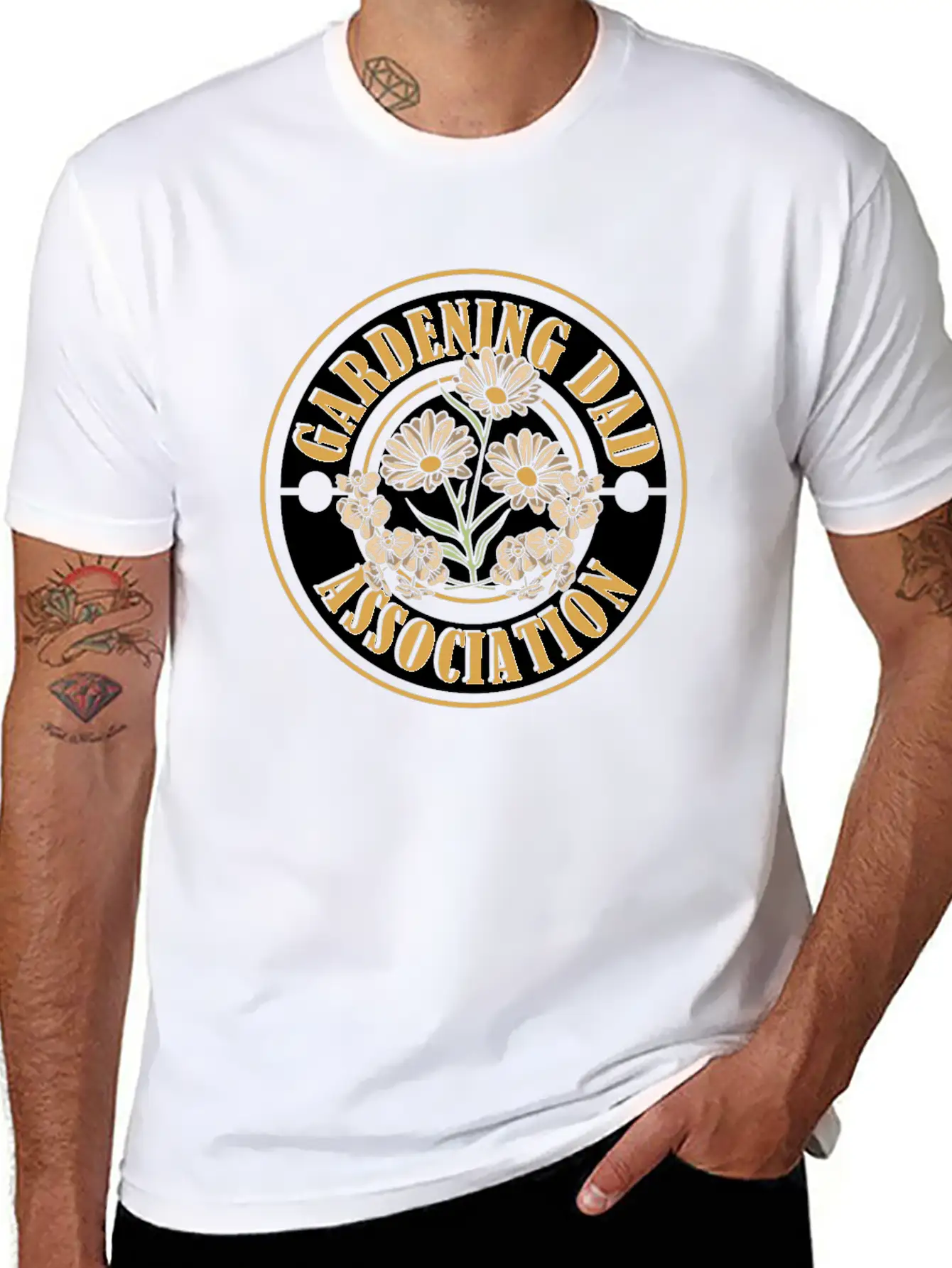 Gardening Gardener Father Gardening Dad Basic Graphic T-Shirt – Daily Comfort In Soft Cotton