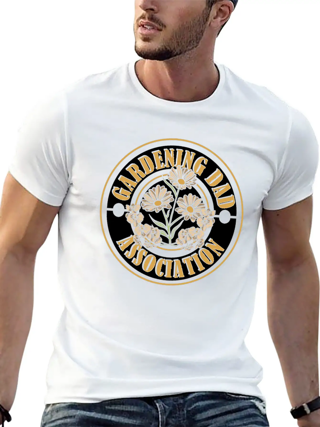 Gardening Gardener Father Gardening Dad Basic Graphic T-Shirt – Daily Comfort In Soft Cotton