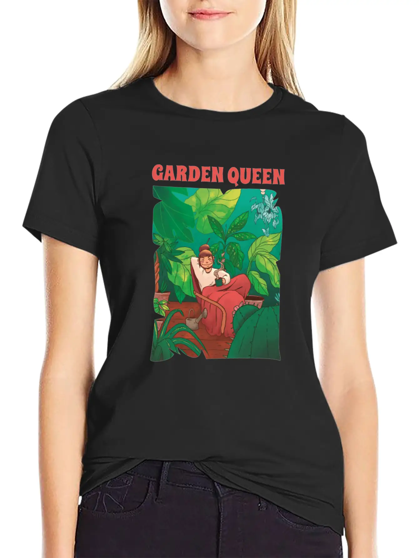 Gardening Gardener Queen Timeless Short Sleeve Tee – Comfy And Minimalist Design