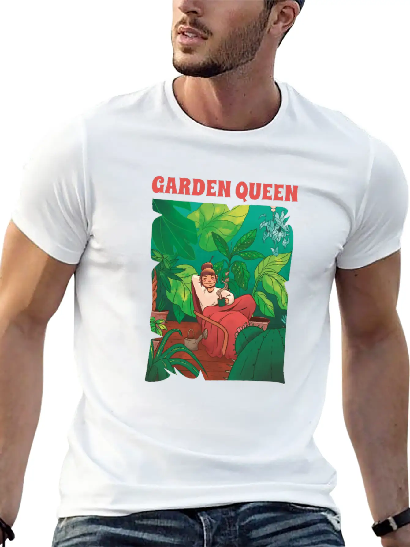 Gardening Gardener Queen Timeless Short Sleeve Tee – Comfy And Minimalist Design