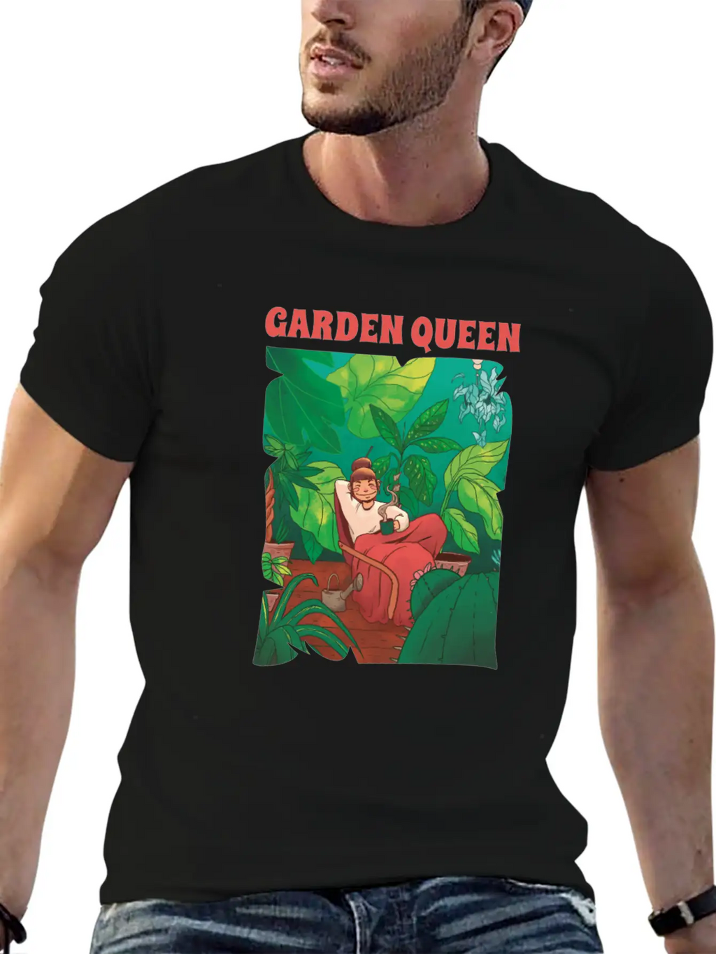 Gardening Gardener Queen Timeless Short Sleeve Tee – Comfy And Minimalist Design
