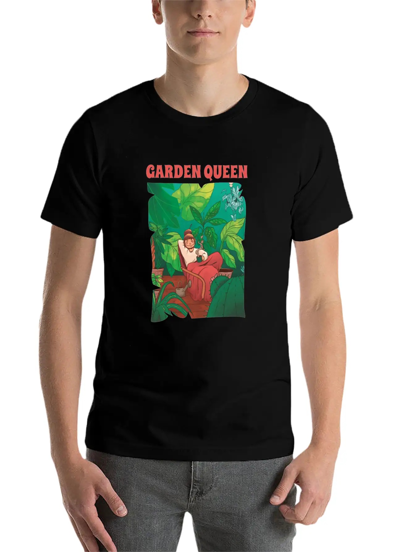 Gardening Gardener Queen Timeless Short Sleeve Tee – Comfy And Minimalist Design