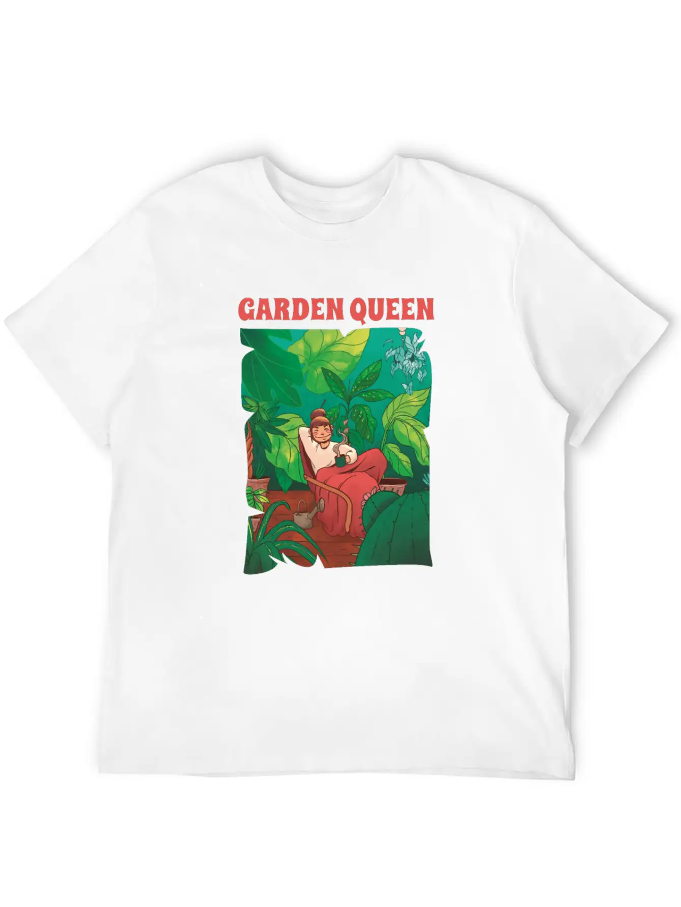Gardening Gardener Queen Timeless Short Sleeve Tee – Comfy And Minimalist Design