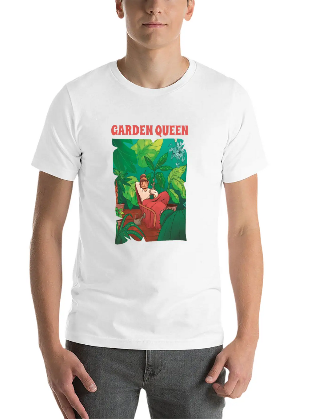 Gardening Gardener Queen Timeless Short Sleeve Tee – Comfy And Minimalist Design