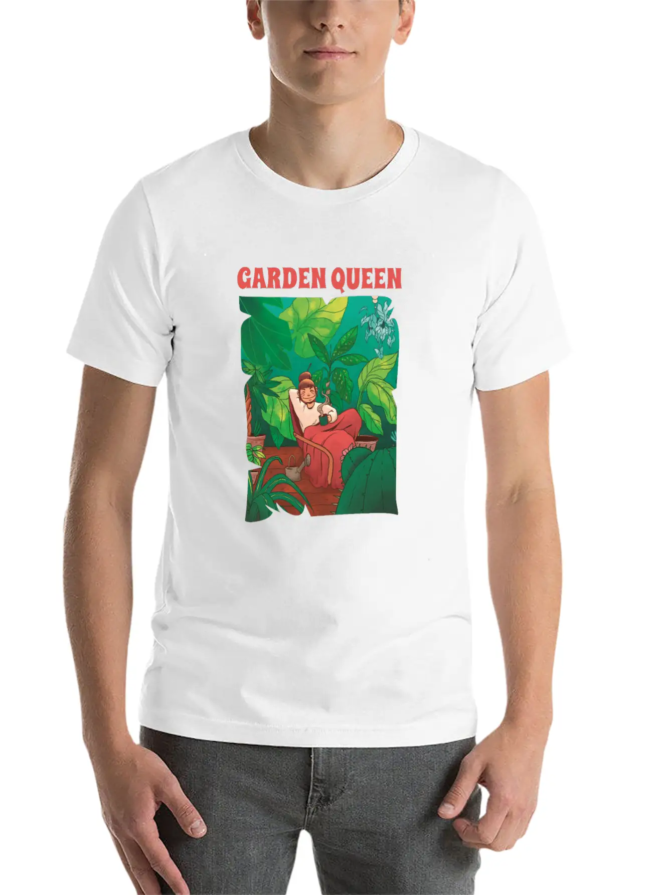 Gardening Gardener Queen Timeless Short Sleeve Tee – Comfy And Minimalist Design