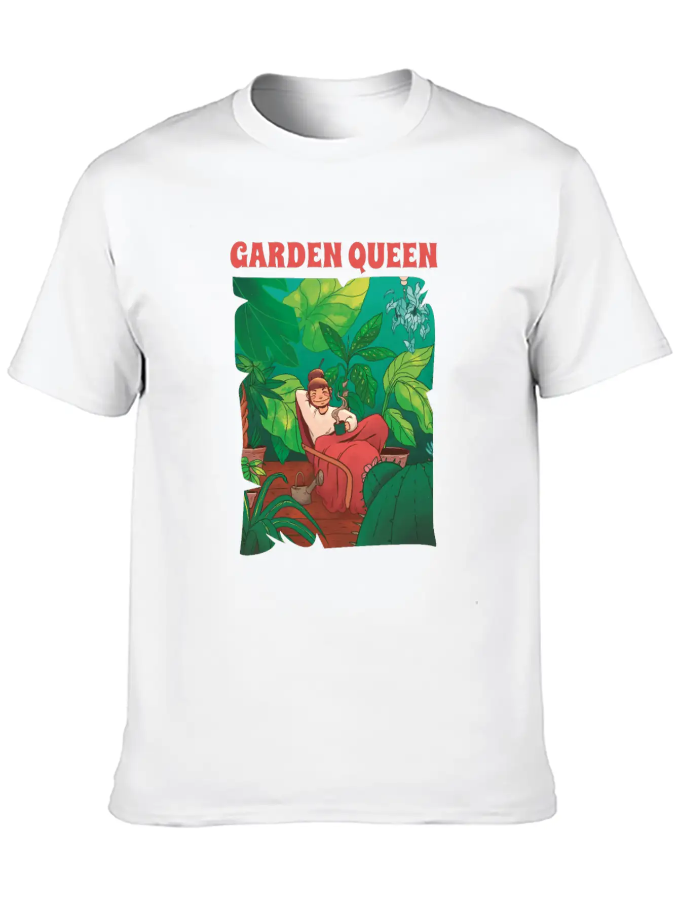 Gardening Gardener Queen Timeless Short Sleeve Tee – Comfy And Minimalist Design