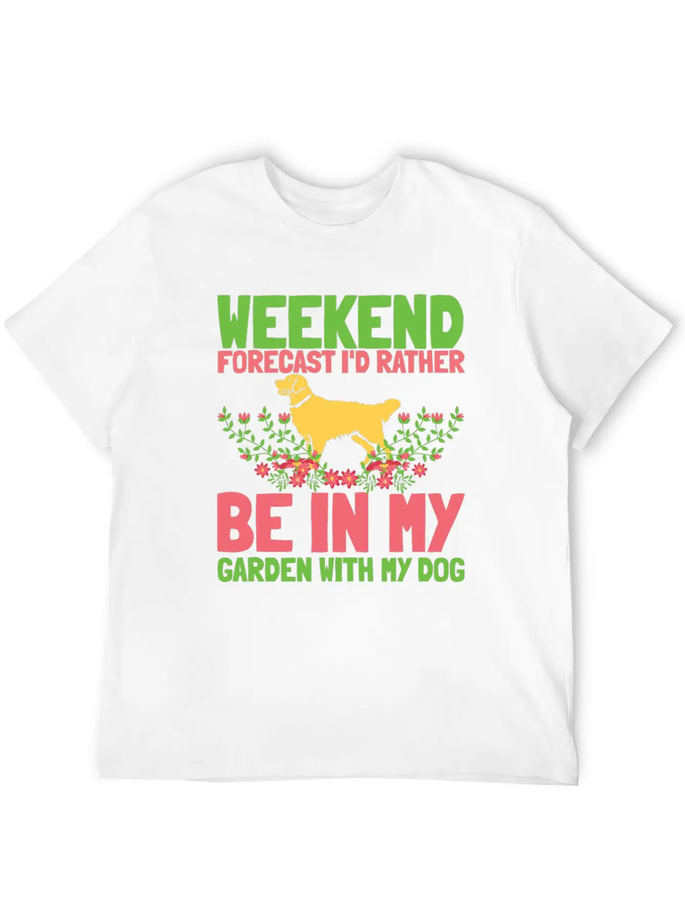 Gardening Gardener Weekend Gardening Dog Basic Graphic T-Shirt – Daily Comfort In Soft Cotton