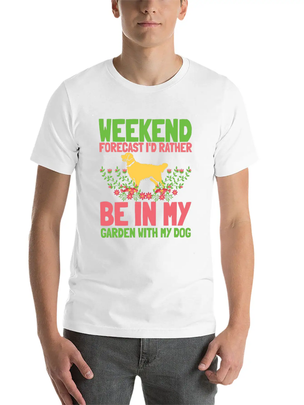 Gardening Gardener Weekend Gardening Dog Basic Graphic T-Shirt – Daily Comfort In Soft Cotton