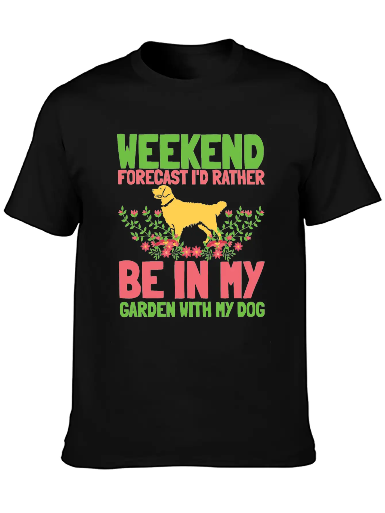 Gardening Gardener Weekend Gardening Dog Basic Graphic T-Shirt – Daily Comfort In Soft Cotton