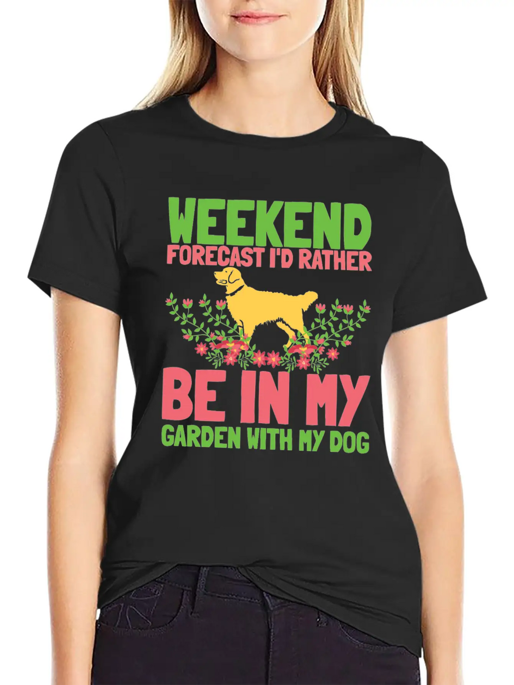 Gardening Gardener Weekend Gardening Dog Basic Graphic T-Shirt – Daily Comfort In Soft Cotton