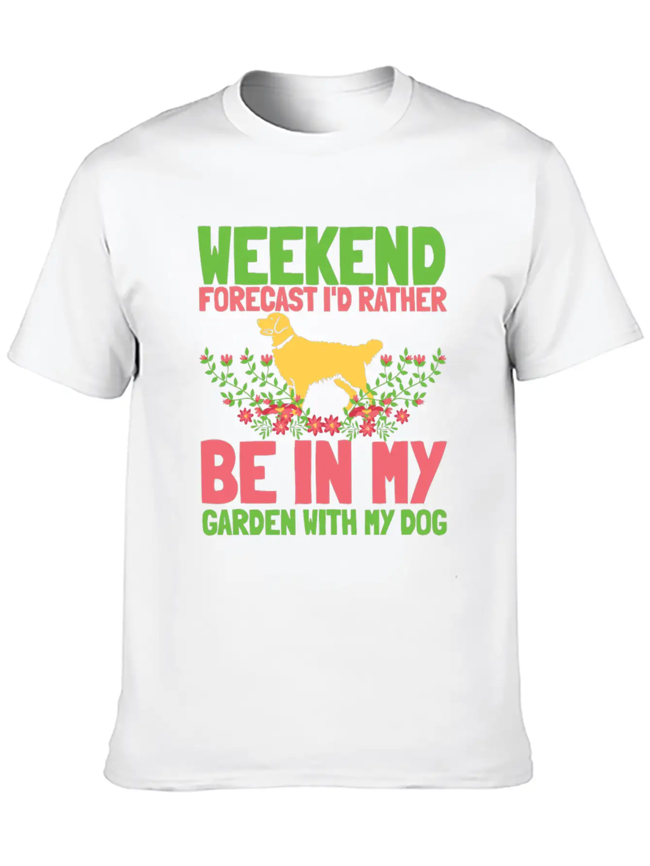 Gardening Gardener Weekend Gardening Dog Basic Graphic T-Shirt – Daily Comfort In Soft Cotton