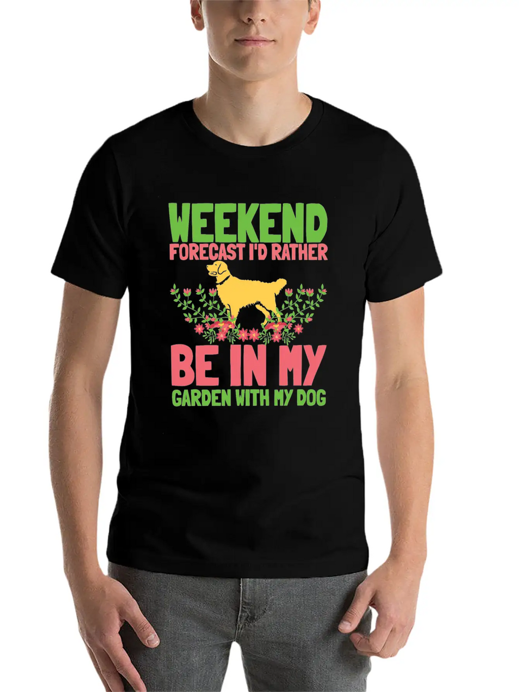 Gardening Gardener Weekend Gardening Dog Basic Graphic T-Shirt – Daily Comfort In Soft Cotton